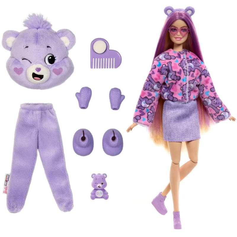 Barbie Cutie Reveal Care Bears Series - Share Bear Blonde thumbnail 3