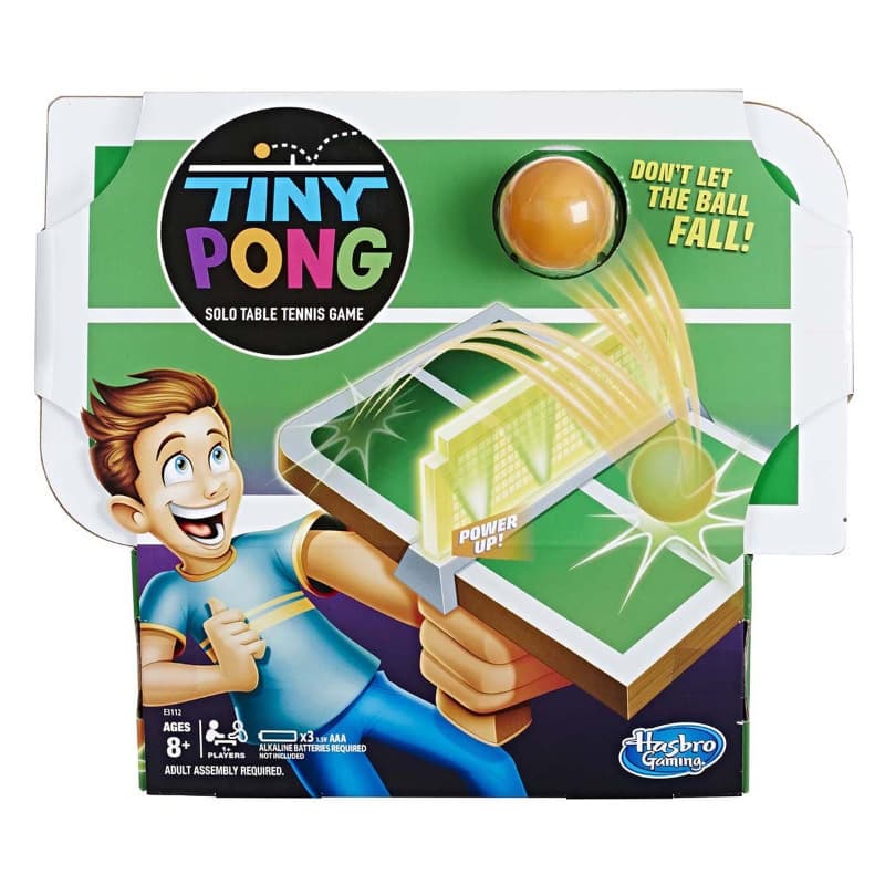 Buy 1 Get 1 Free Tiny Pong Tennis Kids Electronic Handheld Game + Battleship Game thumbnail 2