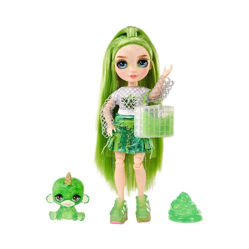 Rainbow High Classic Fashion Doll Jade With Slime - Green thumbnail 4