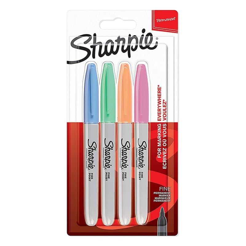 Sharpie - Permanent Markers Pastel Colours - 4 Count thumbnail 5