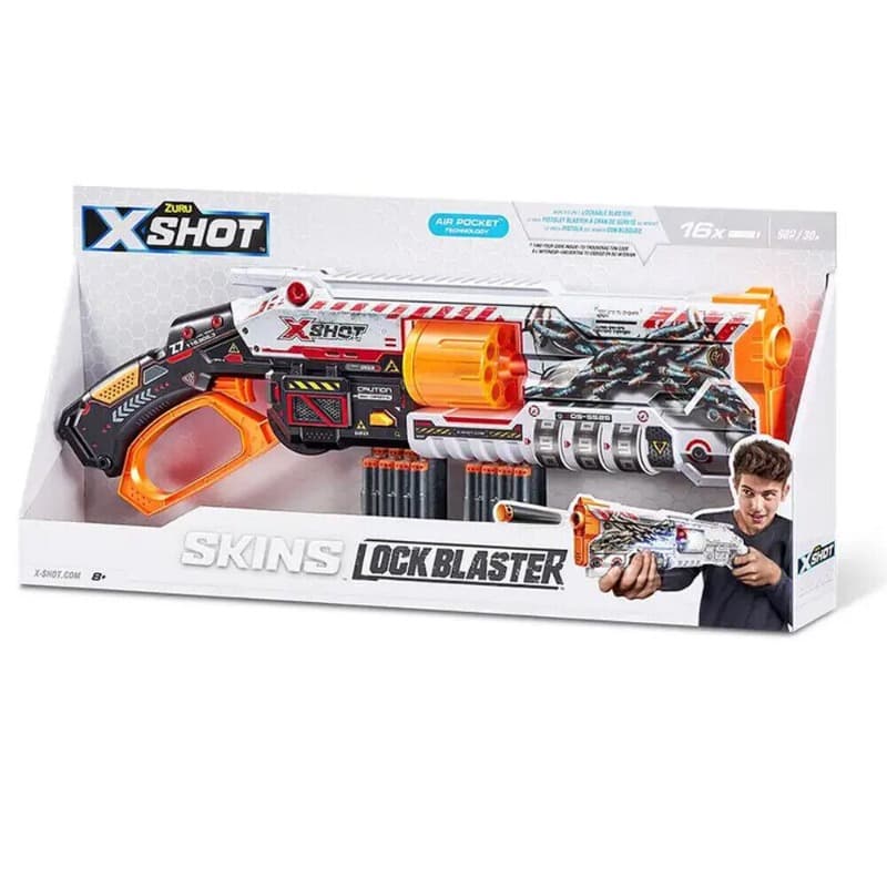 X-Shot Skins Lock Blaster Toy Gun