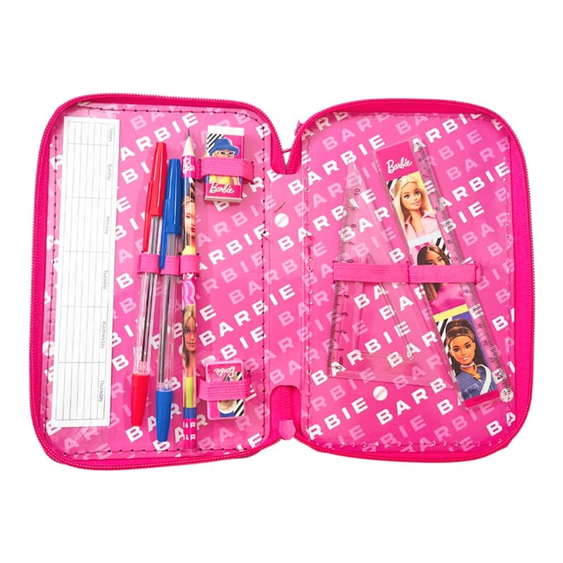 Barbie 3 Zippers Pencil Case thumbnail 3