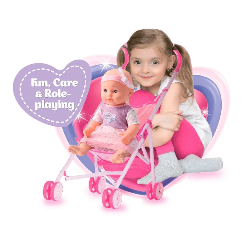 Baby Habibi Stroller Darling Doll - 14 inch thumbnail 2