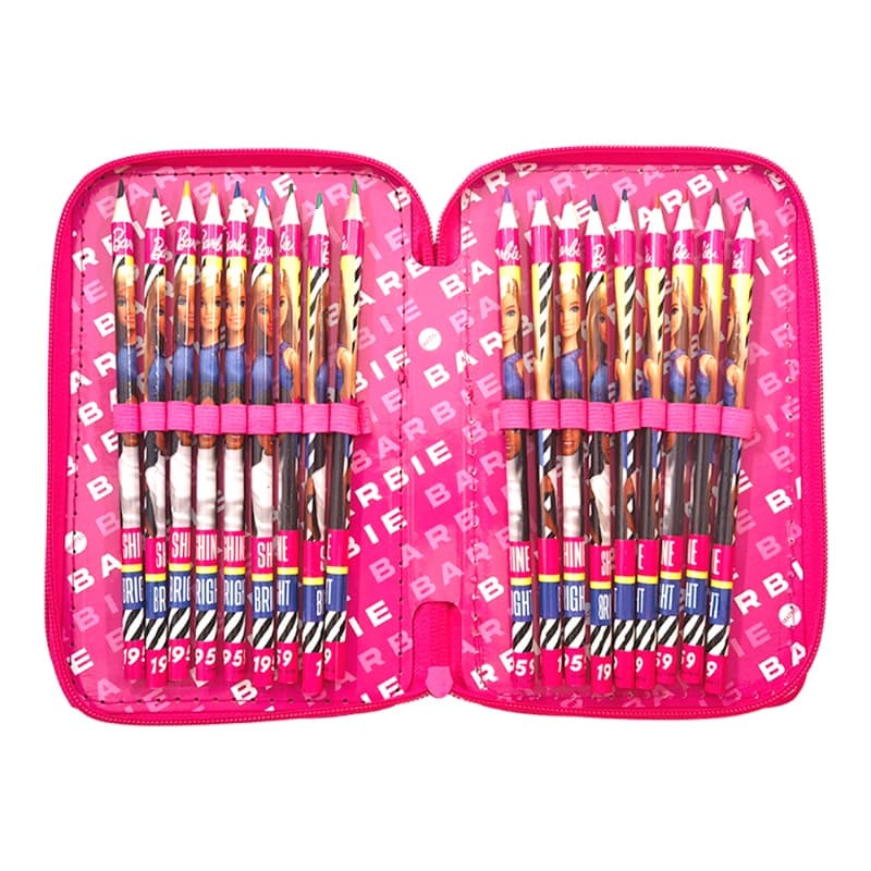Barbie 3 Zippers Pencil Case thumbnail 2